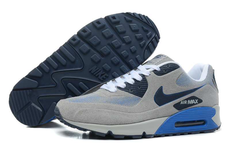 Nike Air Max Shoes Womens Gray/Blue Online